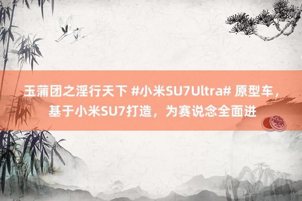 玉蒲团之淫行天下 #小米SU7Ultra# 原型车， 基于小米SU7打造，为赛说念全面进