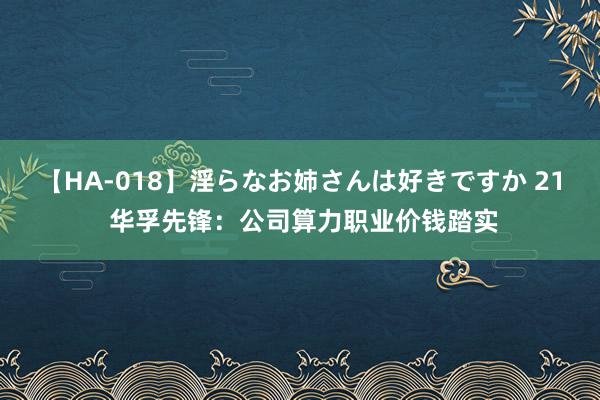 【HA-018】淫らなお姉さんは好きですか 21 华孚先锋：公司算力职业价钱踏实