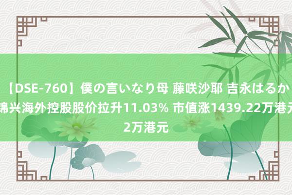 【DSE-760】僕の言いなり母 藤咲沙耶 吉永はるか 锦兴海外控股股价拉升11.03% 市值涨1439.22万港元