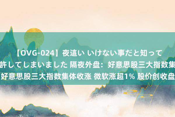 【OVG-024】夜這い いけない事だと知っていたけど生中出しまで許してしまいました 隔夜外盘：好意思股三大指数集体收涨 微软涨超1% 股价创收盘新高